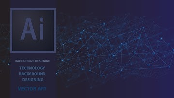 How to Create Technology Background  in Adobe Illustrator #howto #tutorial #technology #background