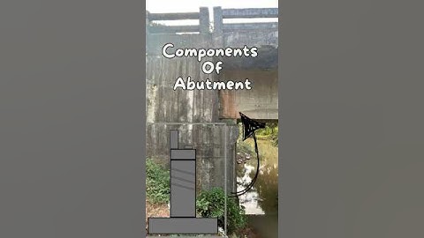 Bridge Components: A Quick Guide🏗️ #Abutment #CivilEngineering #Construction #Bridge #diy#facts