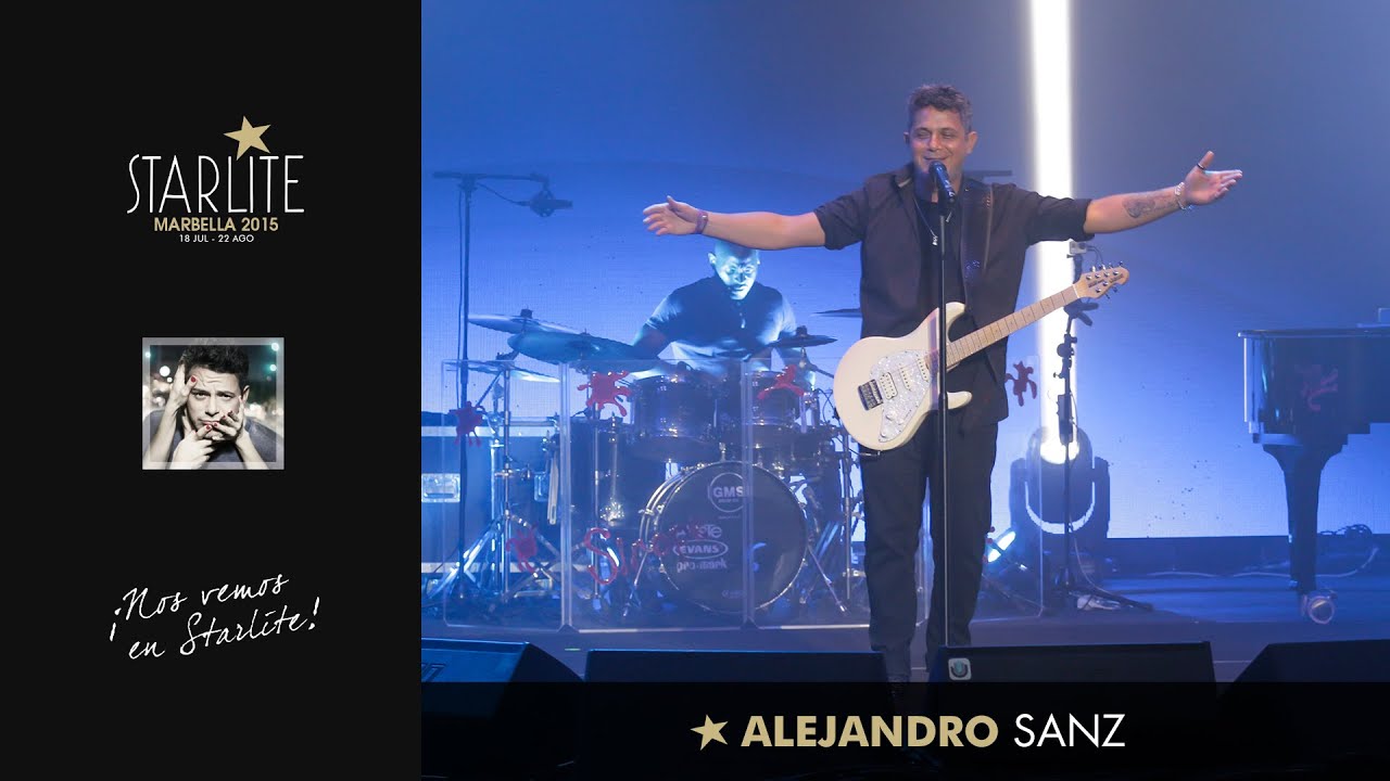 festival of lights Resumen del concierto de Alejandro Sanz en Starlite Marbella 2015