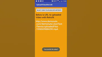 Android Upload Video To Server Using Retrofit 2 