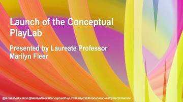 The Conceptual Playlab Launch - Marilyn Fleer