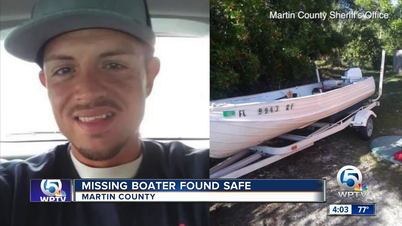 Missing boater found safe YouTube