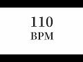 110 bpm  metronome   tempo   click  