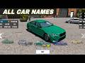 All Car Names In Car Parking Multiplayer New Update V 4 9 3 All Car Names In Car Parking Multiplayer New Update V 4 9 3