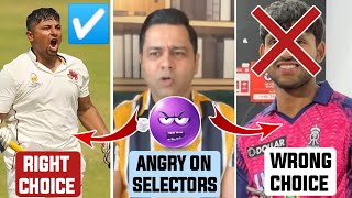 Akash Chopra Angry on SELECTORS ! sarfaraz Khan or Druv jurel ? screenshot 2