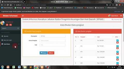 Aplikasi Sistem Informasi Kenaikan Jabatan Pegawai Berbasis Web