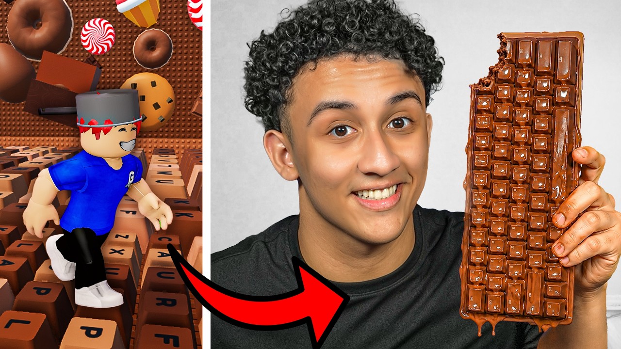 Roblox KEYBOARD ESCAPE ASMR in Real Life..