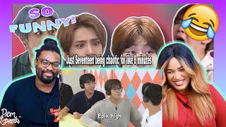 Just Seventeen being chaotic for like 8 minutes| REACTION
