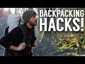 Backpacking HACKS That I use on EVERY trip! + BONUS TIPS!