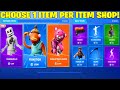 CHOOSE 1 ITEM PER ITEM SHOP! (What Did I Pick?) | Fortnite November Item Shop! (YOU MUST BUY THESE!)