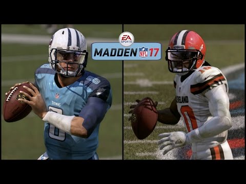 Madden 17 (Xbox One) Browns vs Titans Gameplay (Full Game)