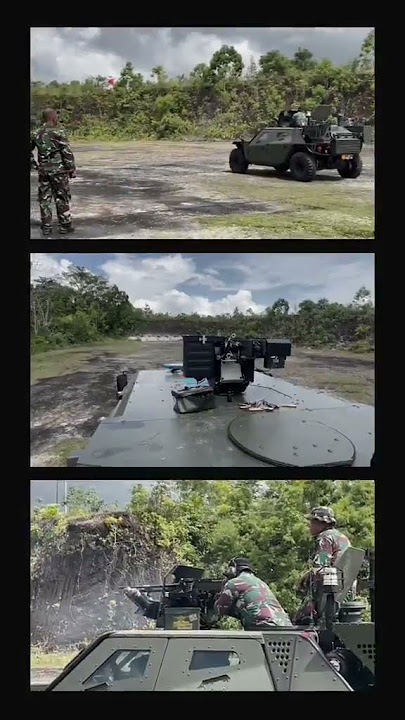 P6 ATAV V3 dengan #rcws 12,7mm #rantis #4x4 #alutsista #ujicoba