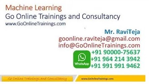 01 Machine Learning and Deep Learning Demo | Bhaskar Jogi | Go Online Trainings | 90000 75637