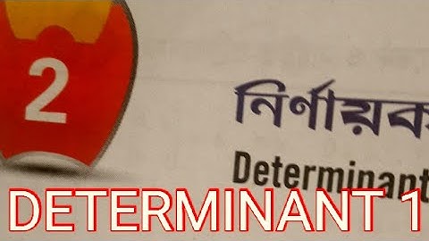 determinant solution sn dey basic concept #sndeymath1