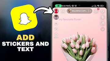 How to Add Animated Stickers and Text to Snaps in SECONDS!