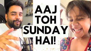 AAJ TOH SUNDAY HAI | Yashraj Mukhate | Dialogue wit beat using Ai | The Sunday Anthem