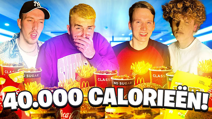 DE 40.000 CALORIEËN CHALLENGE! *Binnen 24 uur*