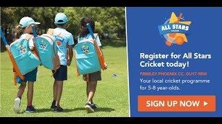 Frimley Phoenix CC All Stars Cricket for children aged 5 to 8 years