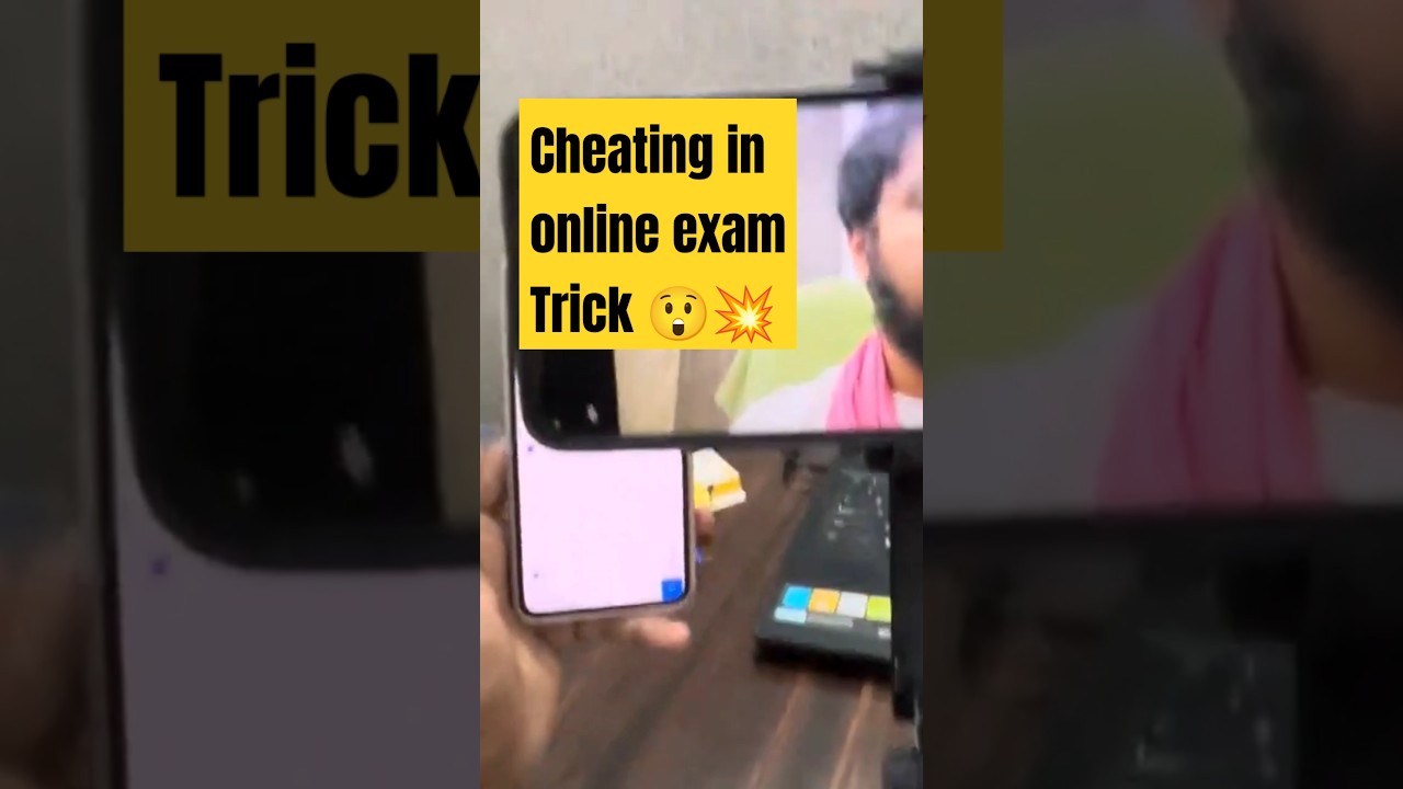 CHEATING in online exam || Tips and tricks || #online #cheating #exam #shorts