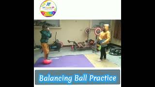 #karatekid#sports#fitness #training#balancing ball practice#motivation#varilvideo #varanasi