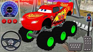 Monster Truck McQueen 6x6 | Bus Simulator Indonesia - Android Gameplay #2 screenshot 3
