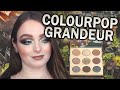 COLOURPOP GRANDEUR PALETTE REVIEW AND TUTORIAL