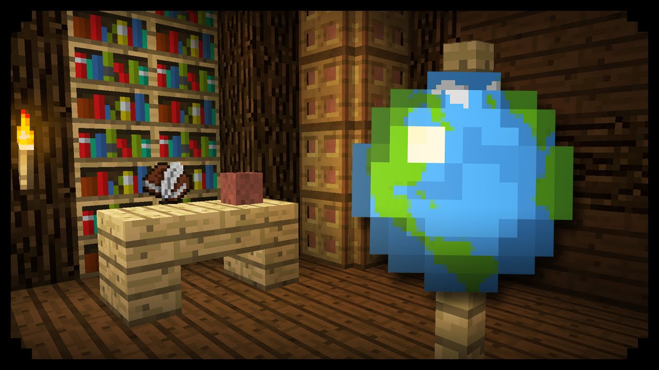  Minecraft How to make a Globe