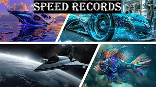 Speed Records: Thrust SSC's to ISS's Lightning Orbits