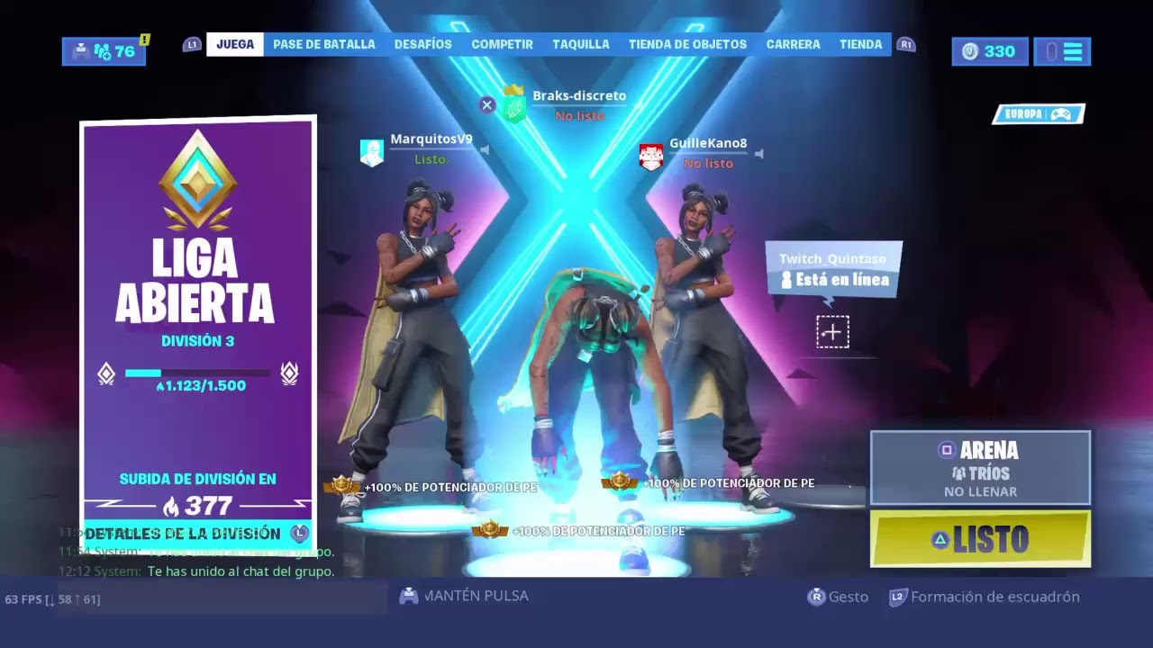 *modo arena subiendo  a los 1300 puntos *                                                hugo marker