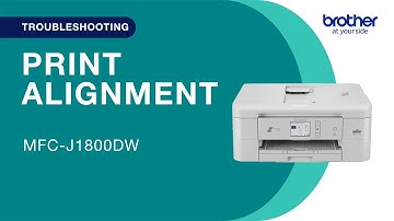 Check print alignment – Brother MFCJ1800DW