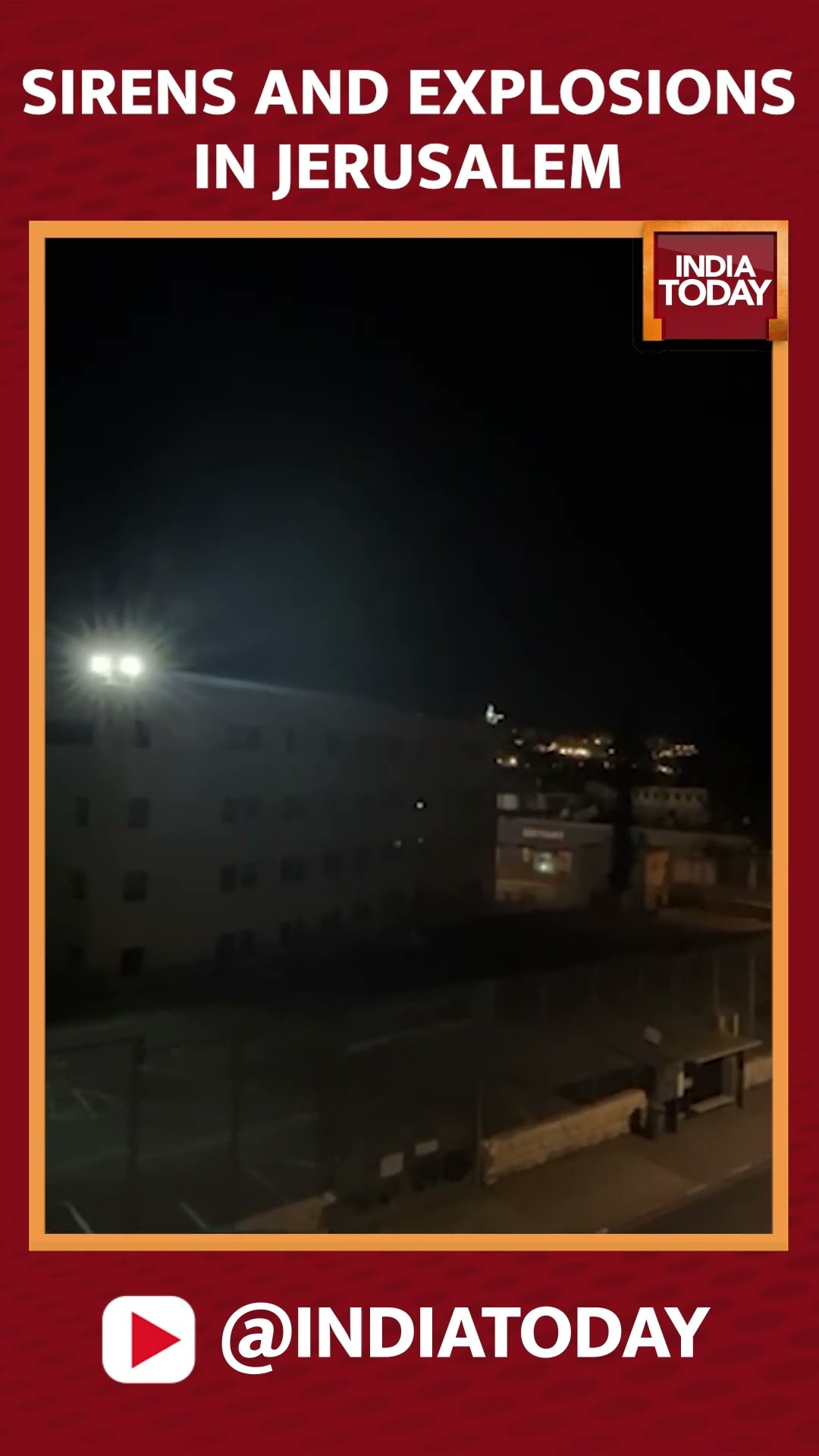 Yemen Launches Missiles On Israel: Sirens And Explosions Observed In Jerusalem #shorts #jerusalem