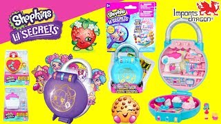 Shopkins Unboxing Lil ' Secrets Tiny Shoppies Lockets | Surprise Package from Imports Dragon
