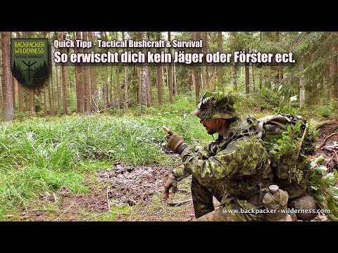 Angst erwischt zu werden beim Bushcraft & Survival im Wald - Tipps für Anfänger