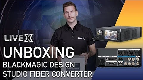 Unboxing: Blackmagic Design Studio Fiber Converter