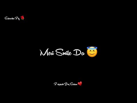 New Punjabi Romantic Status || Smile ? : Armaan Gill || WhatsApp status || Blackscreen Status