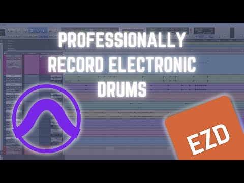 Professionally Record Your Electronic Drums in Pro Tools using EZDrummer2