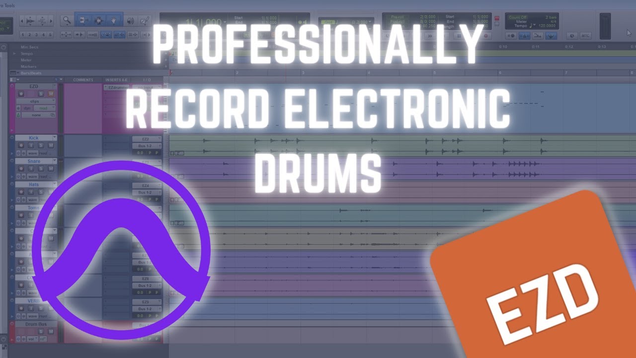Professionally Record Your Electronic Drums in Pro Tools using