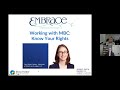 2020 EMBRACE Metastatic Breast Cancer Virtual Forum Series | Working with MBC