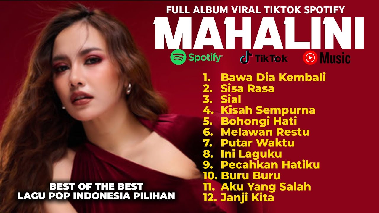 MAHALINI FULL ALBUM FABULA | LAGU PALING VIRAL FULL LIRIK TERBARU 2025 VIRAL TIKTOK BAWA DIA KEMBALI