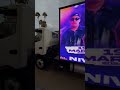 Truck led display, three sided #leddisplay