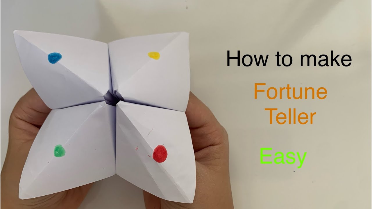 How To Make A : Fortune Teller 🪭| 🔖YZN Craftz 🪭 - YouTube