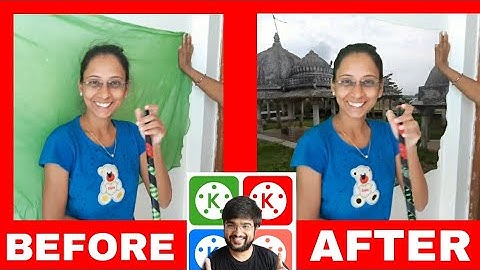 Green Screen VFX video editing Tutorial in Kinemaster app | Video Background erase tutorial