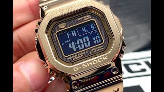 CASIO カシオ G-SHOCK GMW-B5000 ゴールド GMWB5000GD-9 | Gold Classic Men's Watch G-SHOCK | CASIO