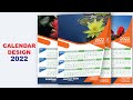 How To Create A Wall Calendar In Illustrator CC Bangla Tutorial | Wall Calendar Design 2022