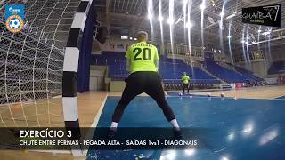 GUAIBA GOLEIROS - GAZPROM B - AQUECIMENTOS / 1vs1 SAÍDAS