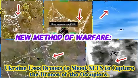 🔴 New Method of Warfare: Ukraine Uses Drones to SHOOT NETS to Capture the Drones of the Occupiers 🫡