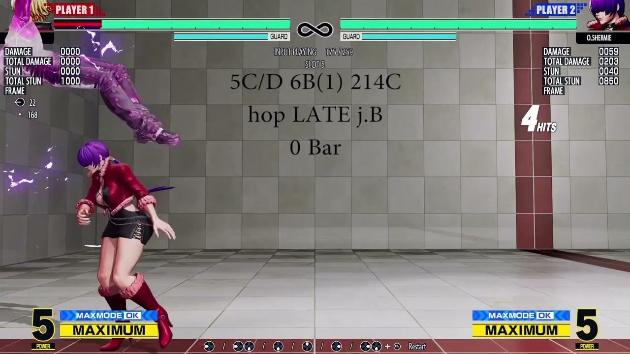 Orochi Shermie Safejump Guide 