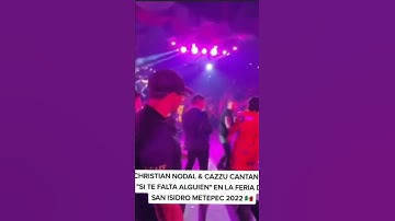Thumbnail of CHRISTIAN NODAL Y CAZZU CANTANDO JUNTOS