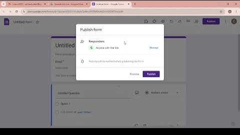 How to publish your Google form? New feature of Google Form