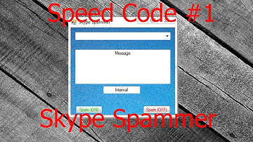 Visual Basics - Skype Spammer - SpeedCode #1